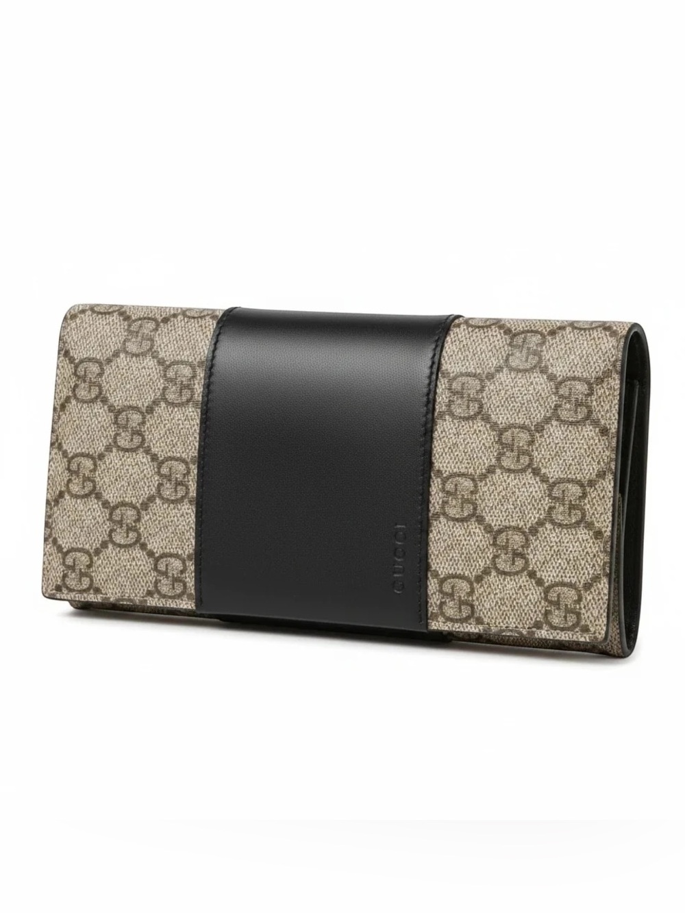 Gucci Supreme Canvas Leather Long Wallet